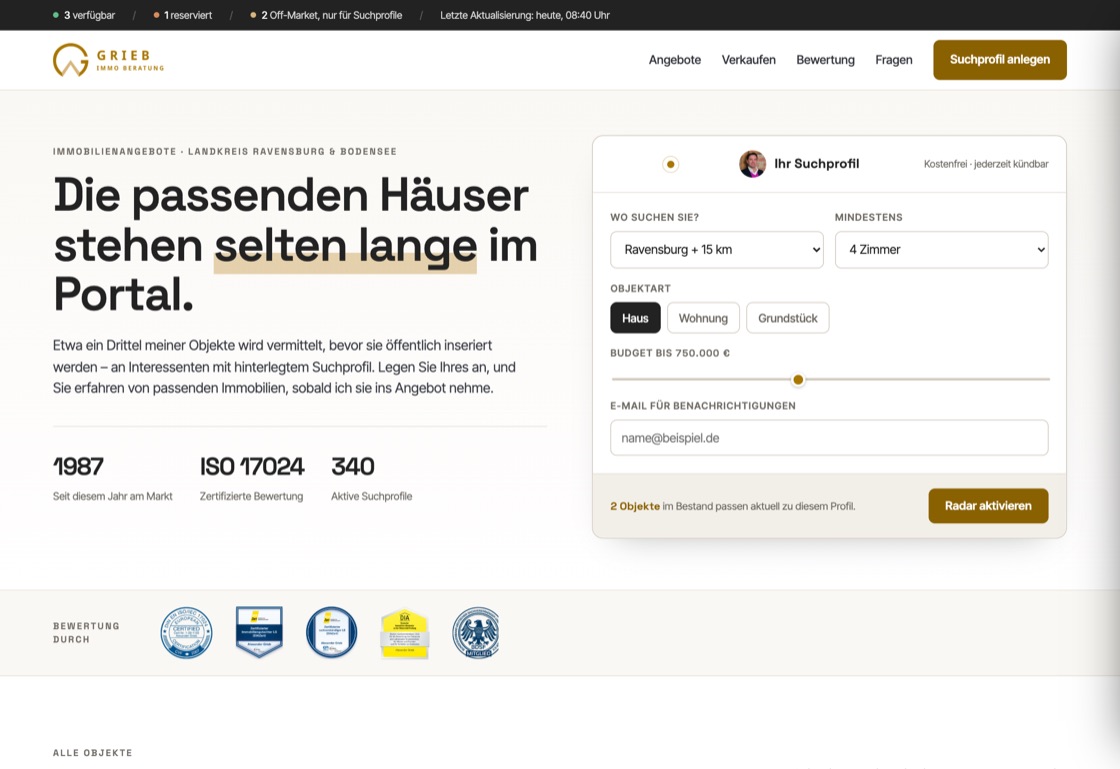 Vorschau von Konzept C, Immobilien-Radar